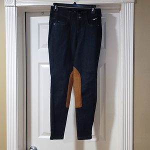 Kerrits, denim knee patch breeches, NWT, small